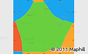 Political Simple Map of Khoune