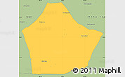 Savanna Style Simple Map of Khoune