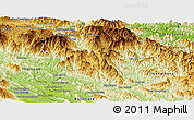 Physical Panoramic Map of Mok May