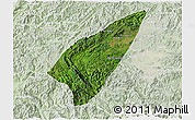 Satellite 3D Map of Pek, lighten