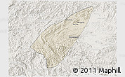 Shaded Relief 3D Map of Pek, lighten