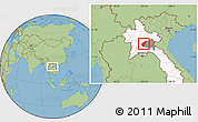 Savanna Style Location Map of Pek, highlighted country, highlighted parent region