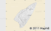 Classic Style Map of Pek, single color outside
