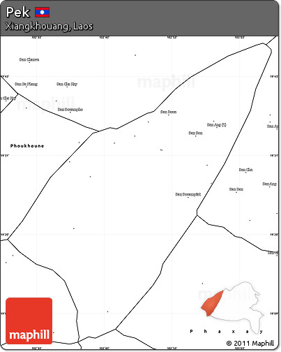 Blank Simple Map of Pek