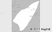 Gray Simple Map of Pek