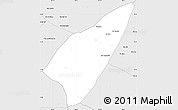 Silver Style Simple Map of Pek