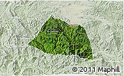 Satellite 3D Map of Phaxay, lighten