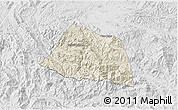 Shaded Relief 3D Map of Phaxay, lighten, desaturated