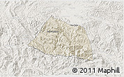 Shaded Relief 3D Map of Phaxay, lighten