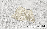 Shaded Relief 3D Map of Phaxay, lighten, semi-desaturated