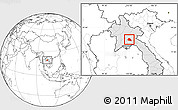 Blank Location Map of Phaxay, highlighted country