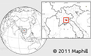Blank Location Map of Phaxay, highlighted parent region