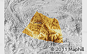 Physical Map of Phaxay, lighten, desaturated