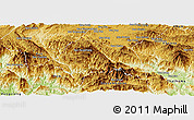 Physical Panoramic Map of Phaxay