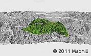 Satellite Panoramic Map of Phaxay, lighten, desaturated