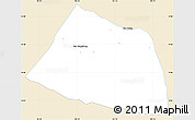 Classic Style Simple Map of Phaxay, single color outside