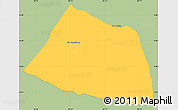 Savanna Style Simple Map of Phaxay, single color outside