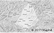 Silver Style 3D Map of Phou Kout
