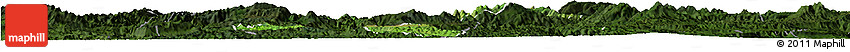 Satellite Horizon Map of Phou Kout, darken