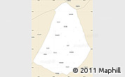 Classic Style Simple Map of Phou Kout