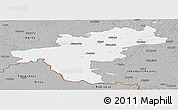 Gray Panoramic Map of Aizkraukles