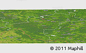 Satellite Panoramic Map of Aizkraukles