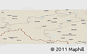 Shaded Relief Panoramic Map of Aizkraukles