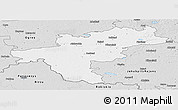 Silver Style Panoramic Map of Aizkraukles