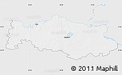 Silver Style Map of Aluksnes, single color outside