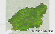 Satellite 3D Map of Balvu, lighten