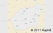 Classic Style Map of Balvu, single color outside