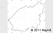 Blank Simple Map of Balvu, cropped outside, no labels