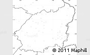 Blank Simple Map of Balvu, no labels