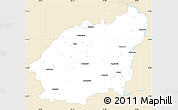 Classic Style Simple Map of Balvu, single color outside