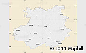 Classic Style Map of Bauskas, single color outside