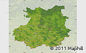 Satellite Map of Bauskas, lighten