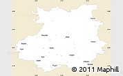 Classic Style Simple Map of Bauskas, single color outside