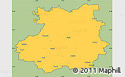 Savanna Style Simple Map of Bauskas, cropped outside