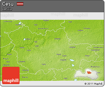 Physical 3D Map of Cesu