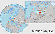Gray Location Map of Cesu