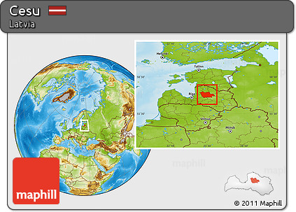 Physical Location Map of Cesu