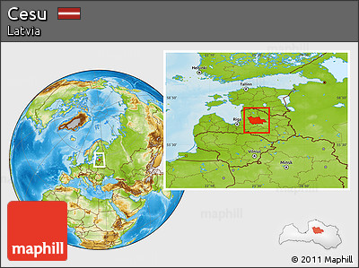 Physical Location Map of Cesu