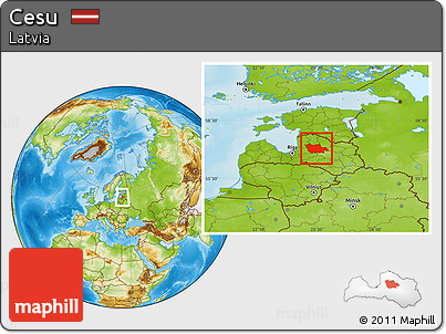 Physical Location Map of Cesu