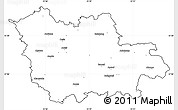 Blank Simple Map of Cesu, cropped outside