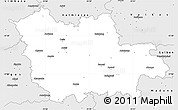 Silver Style Simple Map of Cesu