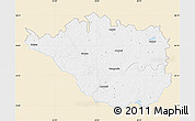 Classic Style Map of Daugavpils, single color outside