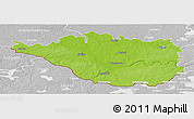Physical Panoramic Map of Daugavpils, lighten, desaturated