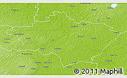 Physical 3D Map of Gulbenes