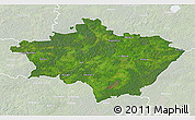 Satellite 3D Map of Gulbenes, lighten