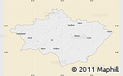 Classic Style Map of Gulbenes, single color outside